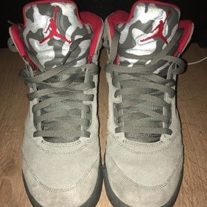 Jordan 5 camo suede